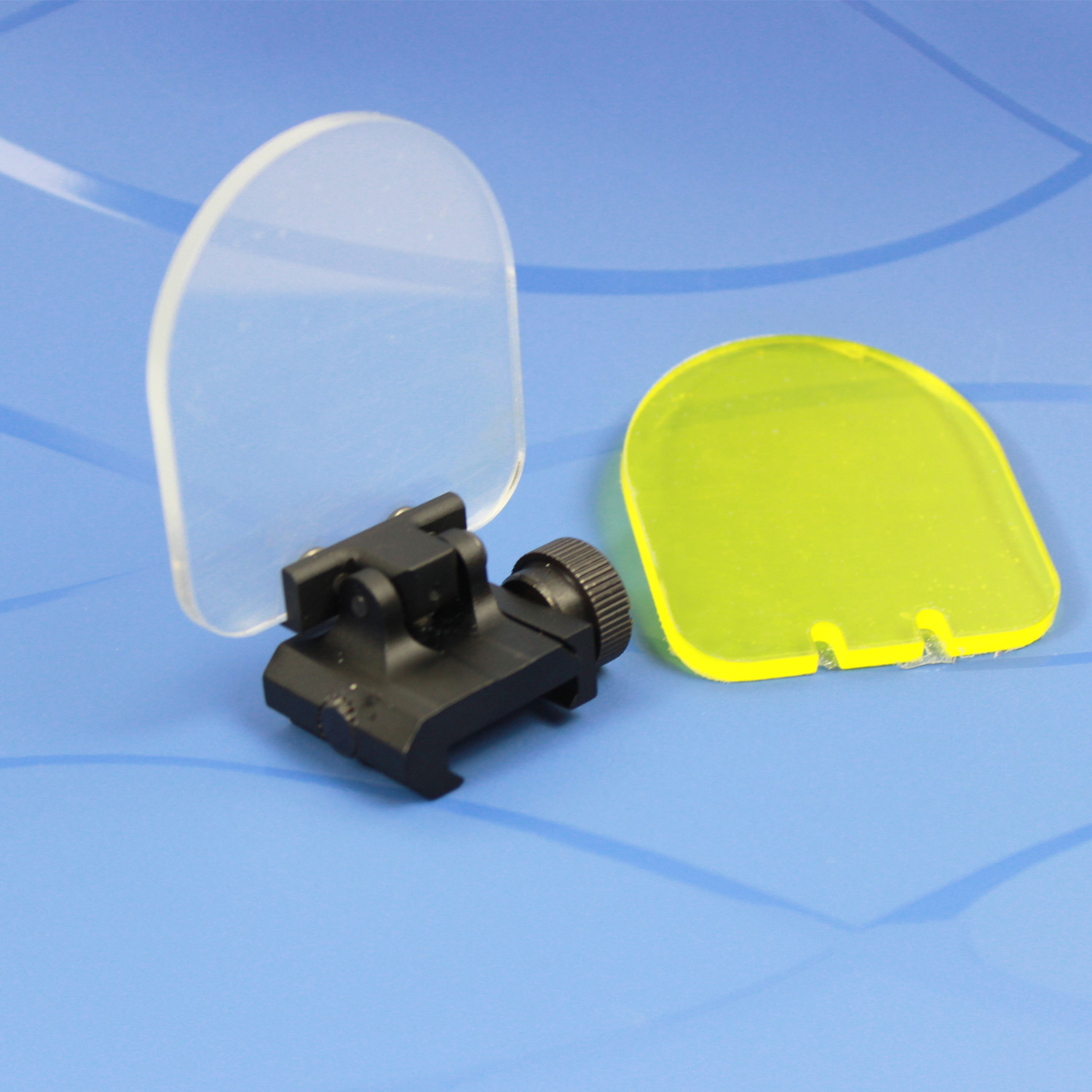 Foldable Airsoft Sight Scope Lens Screen Protector Cover Shield Rail
